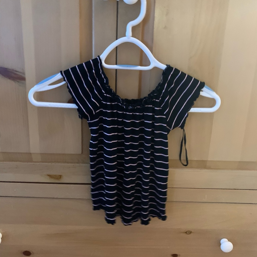 Garage Off-The-Shoulder Top